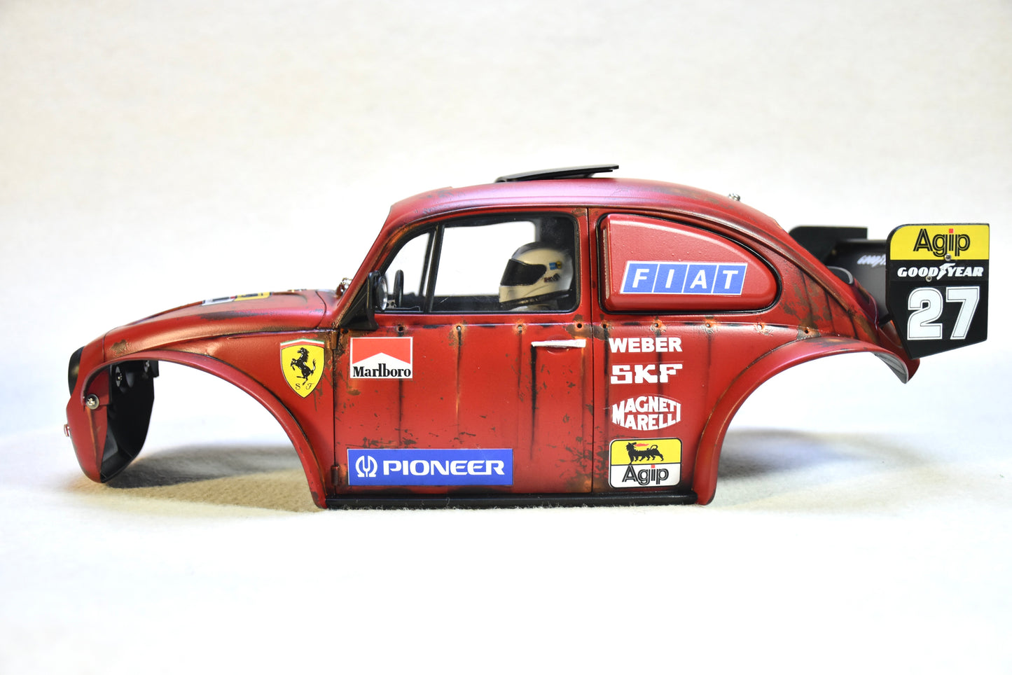 Tamiya Sand Scorcher 1/10 Custom Painted Body – Finished with Driver Figure (Ferragen2) - BOLIM RC CUSTOMS