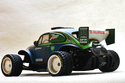 WAGUP  - Custom-Built Tamiya Blitzer Beetle – 1/10 RC Buggy (7UP LIVERY)