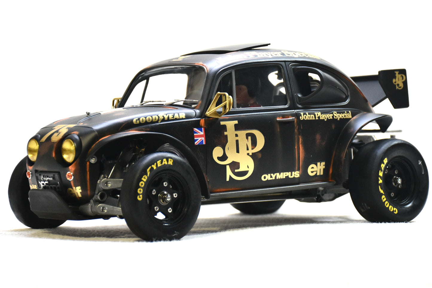 Tamiya Sand Scorcher 1/10 Custom Painted Body – Finished with Driver Figure (JPScorcher)