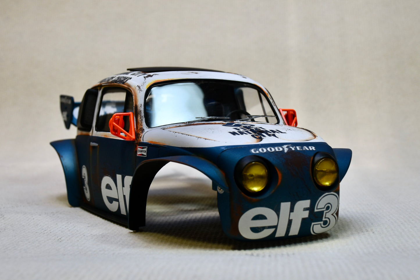 Tamiya Sand Scorcher 1/10 Custom Painted Body – Finished with Driver Figure (Tyrrell p34 tribute) - BOLIM RC CUSTOMS