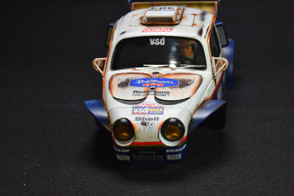 Tamiya BLITZER BEETLE 1/10 Custom Painted Body – Finished with Driver Figure (DAKAR ROTHMANS)