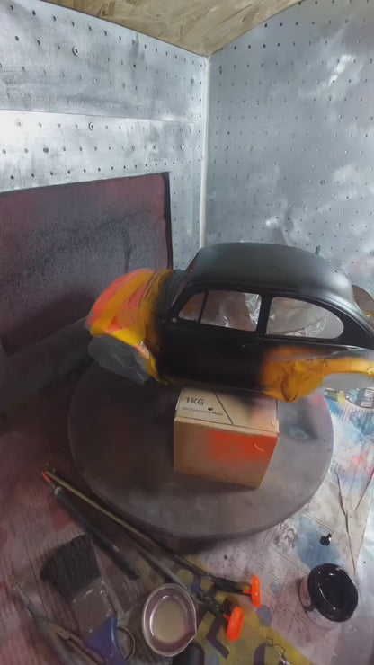 DEUS EX MACHINA theme - Tamiya Sand Scorcher 1/10 Custom Painted Body – Finished with Driver Figure