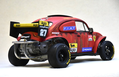 Tamiya Sand Scorcher 1/10 Custom Painted Body – Finished with Driver Figure (Ferragen)