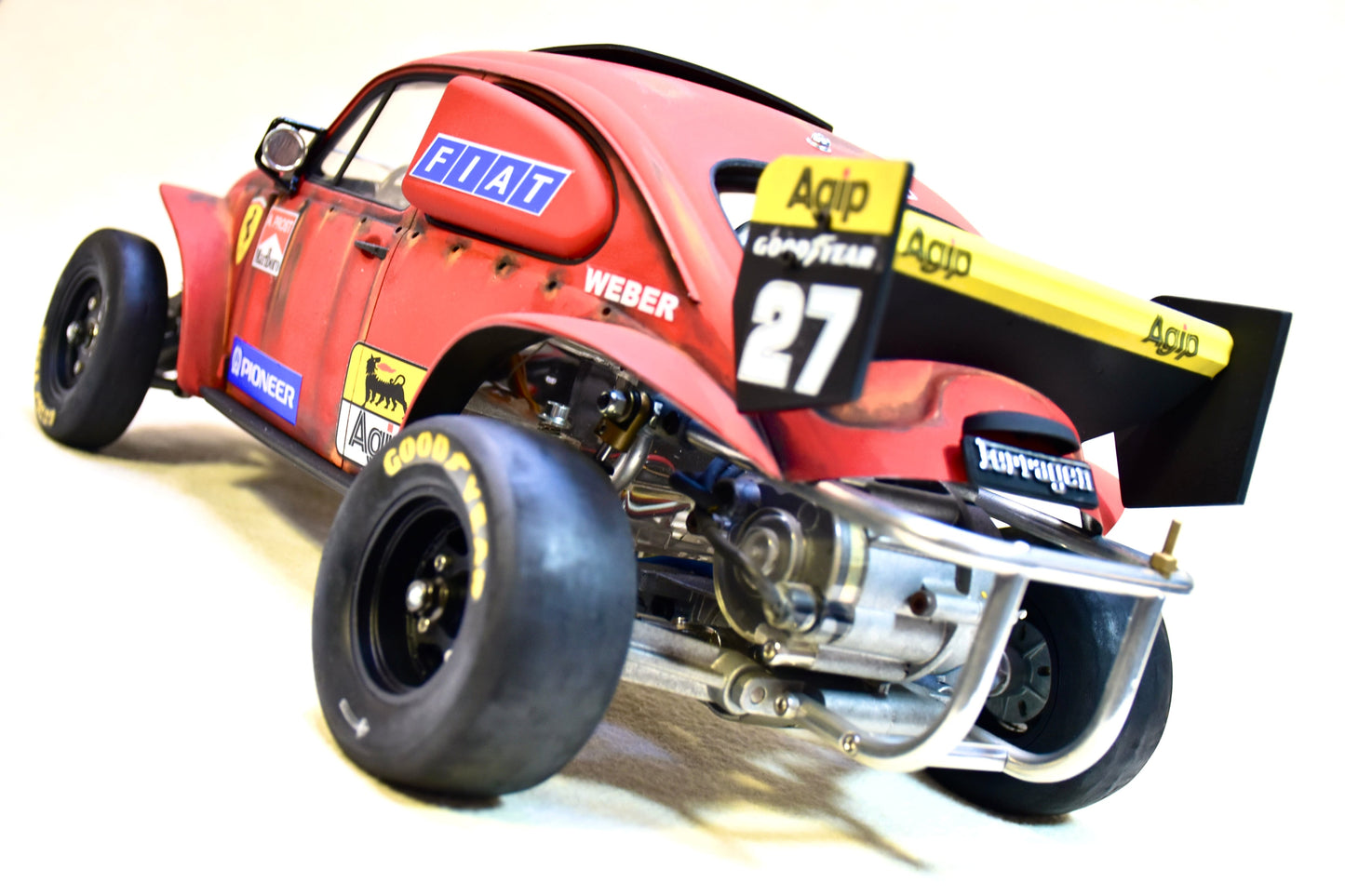 Tamiya Sand Scorcher 1/10 Custom Painted Body – Finished with Driver Figure (Ferragen)