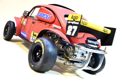 Tamiya Sand Scorcher 1/10 Custom Painted Body – Finished with Driver Figure (Ferragen)