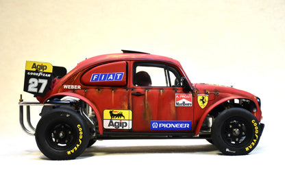 Tamiya Sand Scorcher 1/10 Custom Painted Body – Finished with Driver Figure (Ferragen)