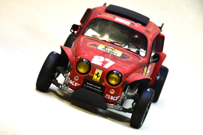 Tamiya Sand Scorcher 1/10 Custom Painted Body – Finished with Driver Figure (Ferragen)