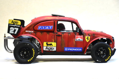 Tamiya Sand Scorcher 1/10 Custom Painted Body – Finished with Driver Figure (Ferragen)