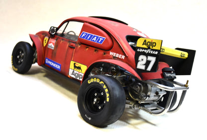 Tamiya Sand Scorcher 1/10 Custom Painted Body – Finished with Driver Figure (Ferragen)
