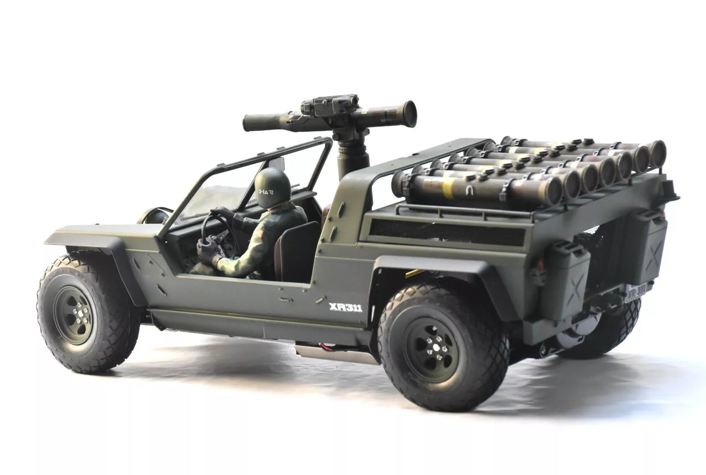 TOW Missile Canister RACK – Tamiya XR311 1/12 US Army Prototype (58004)– Custom Resin Part (by Bolim RC Customs)