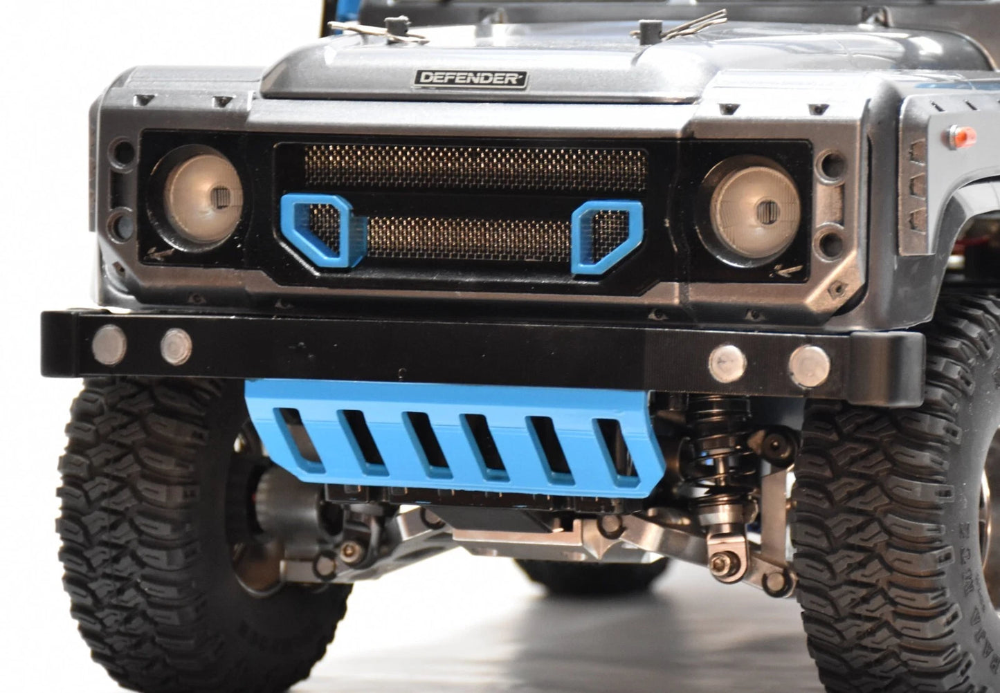 Front Bumper (Kahn Style) – Tamiya CC-01 / CC-02 Land Rover Defender D90 Body – Custom Resin Part (by Bolim RC Customs)