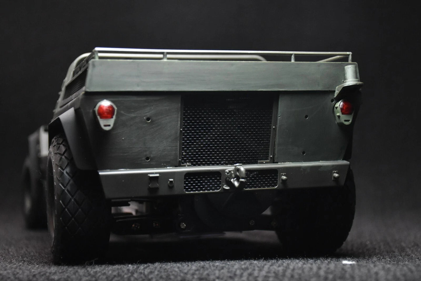 Rear Lights (Pair, Clear) – For Tamiya XR311 (US Army Prototype FMC) Body – RC Custom Resin Upgrade Parts