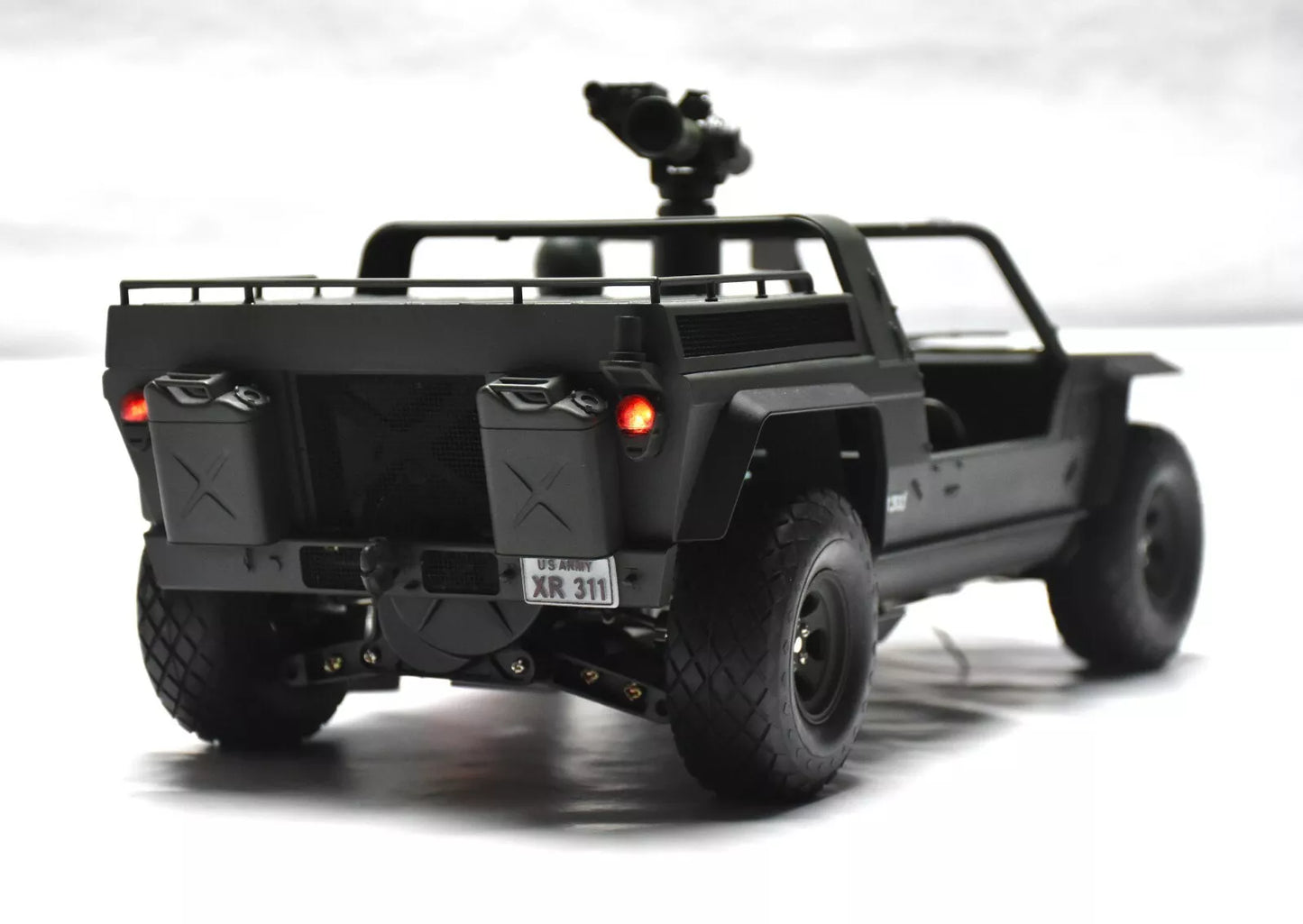 Rear Lights (Pair, Clear) – For Tamiya XR311 (US Army Prototype FMC) Body – RC Custom Resin Upgrade Parts