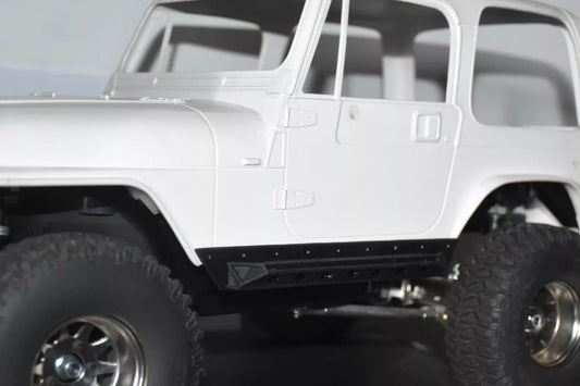 Side Bars / Side Steps (Pair) (Type 4) – Tamiya CC-01/CR-01 Jeep Wrangler YJ 1/10 Body – Custom Resin Part (by Bolim RC Customs)