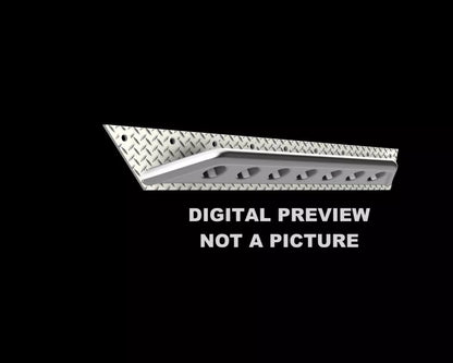 Side Bars / Side Steps (Pair) (Type 3) – Tamiya CC-01/CR-01 Jeep Wrangler YJ 1/10 Body – Custom Resin Part (by Bolim RC Customs)