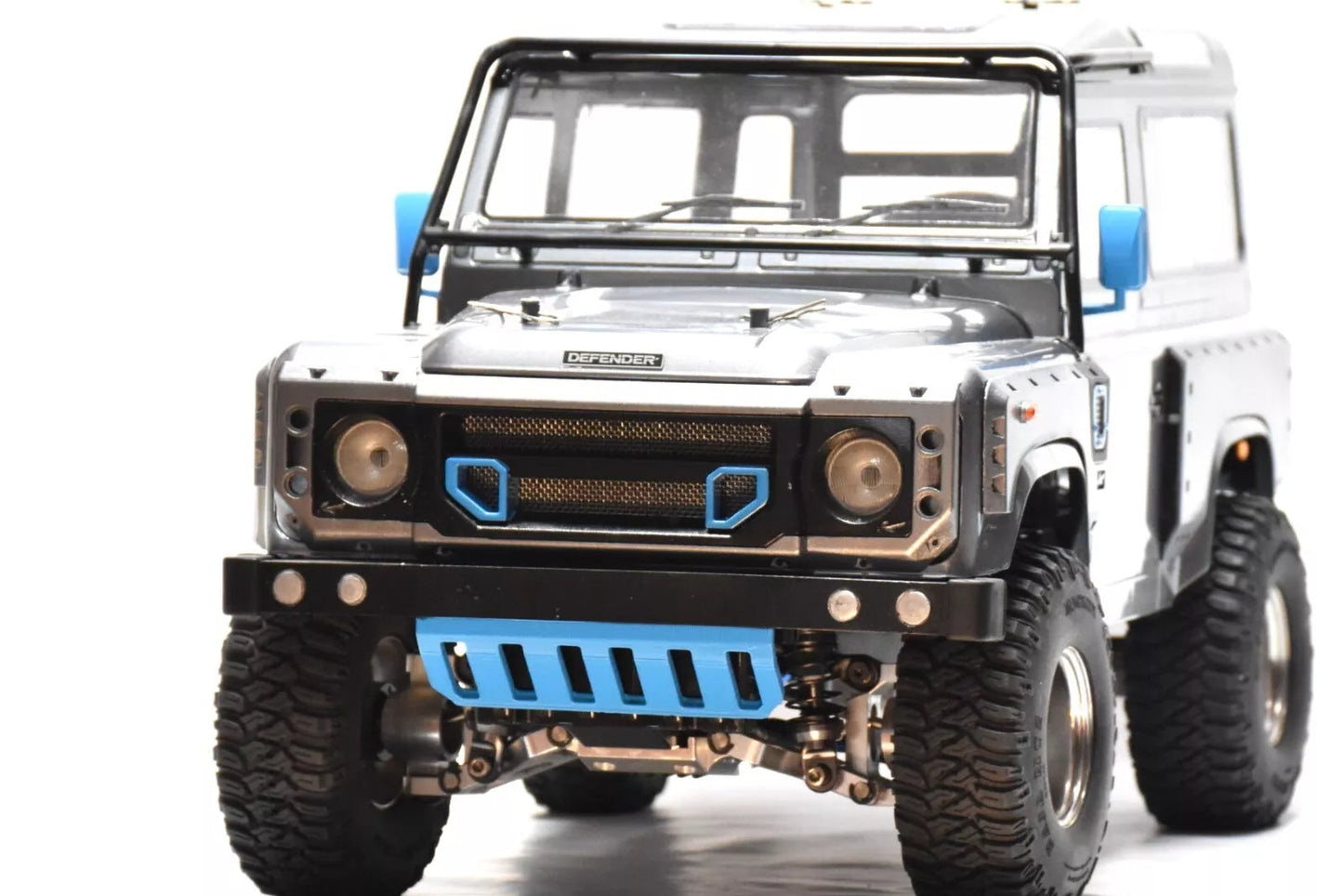 Front Bumper (Kahn Style) – Tamiya CC-01 / CC-02 Land Rover Defender D90 Body – Custom Resin Part (by Bolim RC Customs)
