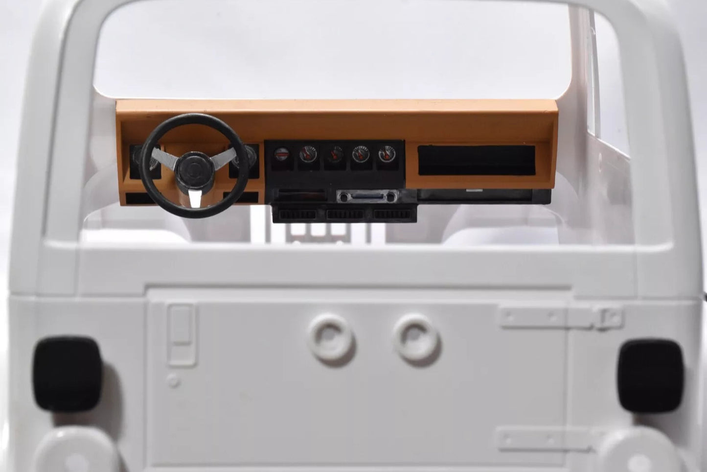 Tamiya WRANGLER 1/10 Dashboard with Steering Wheel – Custom Resin Part (by Bolim RC Customs)