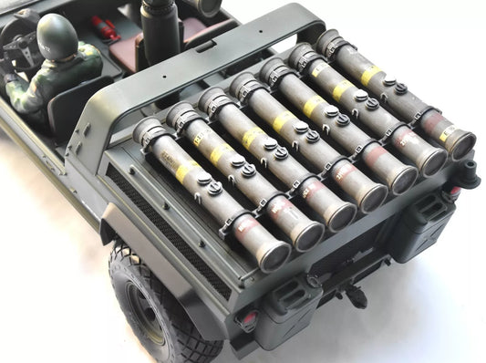 TOW Missile Canister RACK – Tamiya XR311 1/12 US Army Prototype (58004)– Custom Resin Part (by Bolim RC Customs) - BOLIM RC CUSTOMS