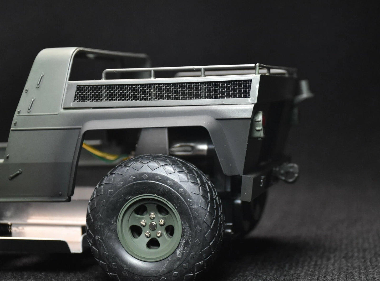 Rear Lights (Pair, Clear) – For Tamiya XR311 (US Army Prototype FMC) Body – RC Custom Resin Upgrade Parts