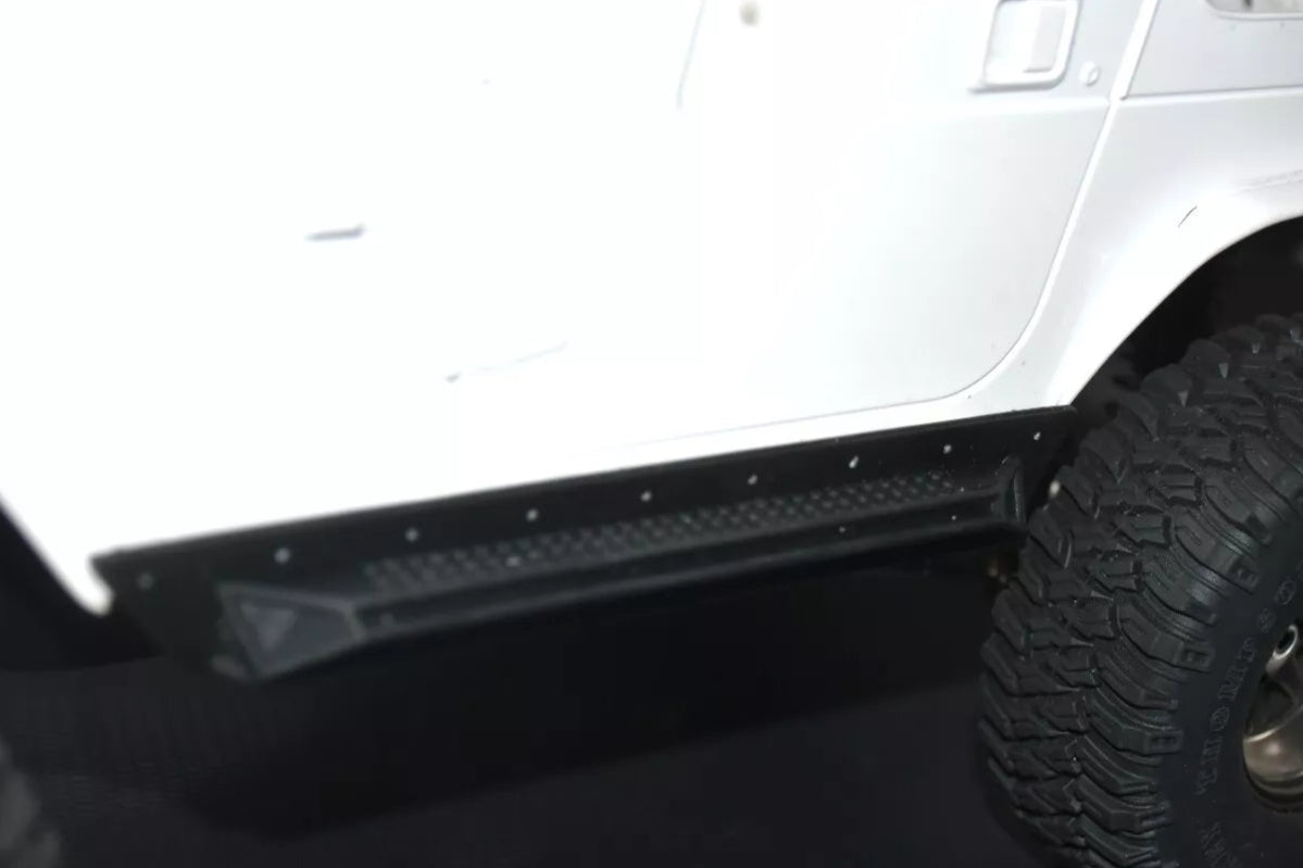 Side Bars / Side Steps (Pair) (Type 4) – Tamiya CC-01/CR-01 Jeep Wrangler YJ 1/10 Body – Custom Resin Part (by Bolim RC Customs)