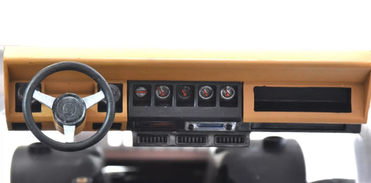 Tamiya WRANGLER 1/10 Dashboard with Steering Wheel – Custom Resin Part (by Bolim RC Customs)