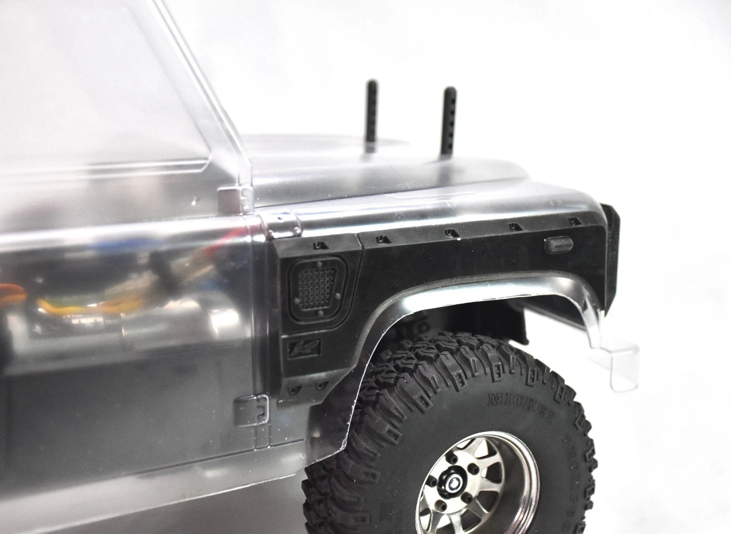 Side Panels (Kahn Style) – Tamiya CC-01 / CC-02 Land Rover Defender D90 Body – Custom Resin Part (by Bolim RC Customs)