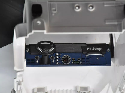 Tamiya 1/10 Jeep Wrangler YJ to CJ7 Conversion – Dashboard with Steering Wheel – Custom Resin Part (by Bolim RC Customs)