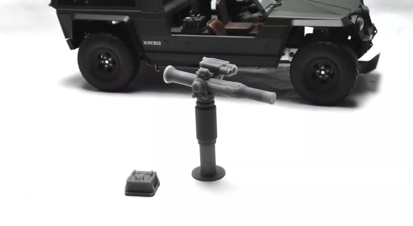 Hughes TOW ATGM Missile Weapon – Tamiya XR311 1/12 US Army Prototype (58004)– Custom Resin Part (by Bolim RC Customs)