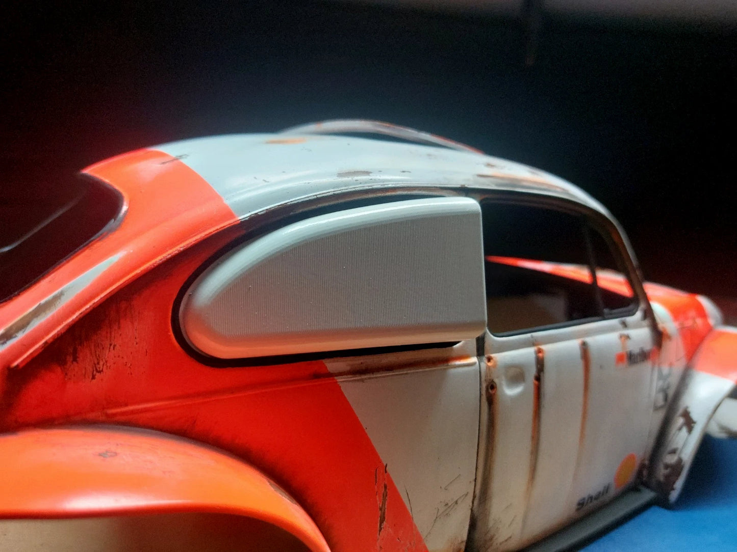 Tamiya Sand Scorcher & Blitzer Beetle 1/10 Rear Window AIR SCOOPS (V2) (PAIR) – Custom Resin Part (by Bolim RC Customs)