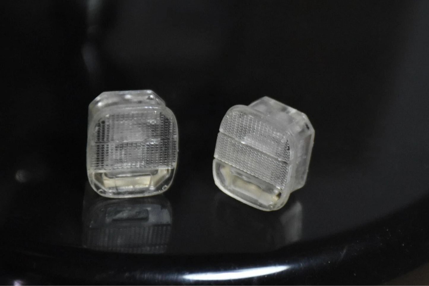 Rear Lights (Pair, Clear) – Tamiya CC-01/CR-01 Jeep Wrangler YJ Body – Custom Resin Part (by Bolim RC Customs)