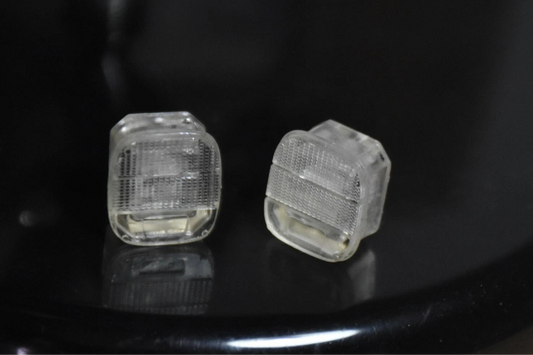 Rear Lights (Pair, Clear) – Tamiya CC-01/CR-01 Jeep Wrangler YJ Body – Custom Resin Part (by Bolim RC Customs)