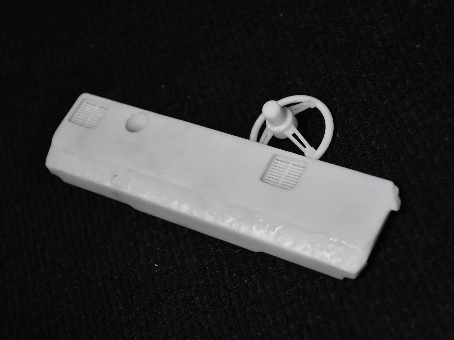 Tamiya 1/10 Jeep Wrangler YJ to CJ7 Conversion – Dashboard with Steering Wheel – Custom Resin Part (by Bolim RC Customs)